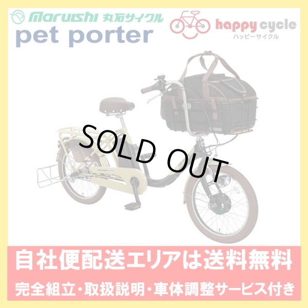 画像1: 電動自転車 ペット乗せ maruisi pet poter (ペットポーターアシスト） 11.1Ah 20インチ ASPET203M 2022年 自社便エリア送料無料（地域限定） (1)