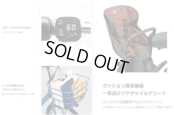 画像5: 電動自転車 子供乗せ ブリヂストン bikke GRI dd(ビッケ グリ dd） 14.3Ah F24R20インチ 型式BG0B40 完全組立  自社便エリア送料無料（土日配送対応） (5)