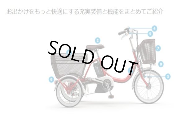 画像5: 電動自転車 ヤマハ PAS ワゴン（パスワゴン）15.4Ah 2021年 ３輪自転車 乗り方指導付き 自社便エリア送料無料（地域限定） (5)