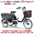 画像1: レンタル 1ヶ月 電動自転車 3輪車 ヤマハ PAS ワゴン　15.4Ah 適応身長139以上 自社便エリア対象（送料無料） (1)